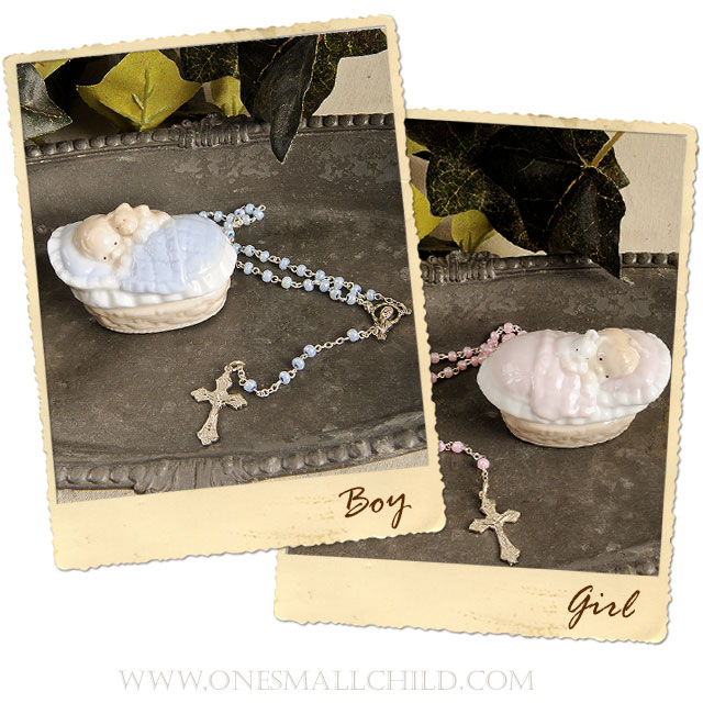 Baptism Gift Rosaries for Baby Boys and Girls
