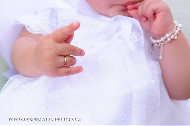 Christening Jewelry at One Small Child